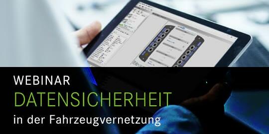 Webinar: Datensicherheit - zukunftsweisende Verschlüsselung im Bereich der Fahrzeugvernetzung