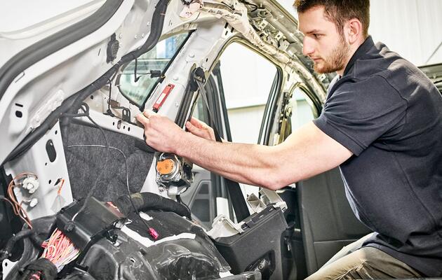 Umbau Erprobungsfahrzeuge