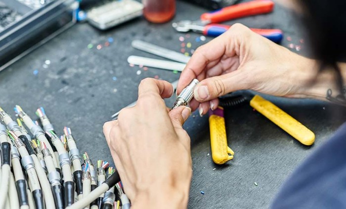 Wiring harness production